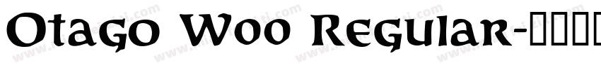 Otago W00 Regular字体转换